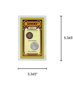 American Coin Treasures 1800's Rare Penny and Nickel Genuine United States Coin Collection in Sonically Sealed Acrylic 10 711EtmMY2VL