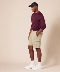 Amazon Essentials Men's Classic-Fit Cargo Short (Available in Big & Tall) 40 Khaki Brown 16 711FgR4olqL