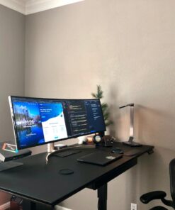 LG 49WL95C-W Ultrawide Dual QHD Monitor 49" 32: 9 (5120 x1440) Curved IPS Display, HDR10, USB Type-C, HDR 10, Ambient Light Sensor, 2 x 10W Stereo Speaker 49 711Fj9o43L