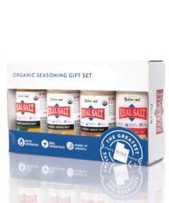 Redmond Real Sea Salt - Natural Unrefined Organic Gluten Free, Seasoning Set (1 Pack) 4 Piece Assortment 10 711FpdBrqLL