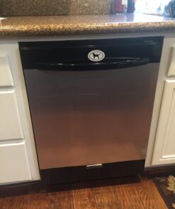 Stainless Steel Magnetic Dishwasher Door Cover, Dishwasher Cover, Dishwasher Magnet Cover, Dishwasher Appliance Wrap (23.5 x 26 Inches, Easily Trimmable) 26 Inch 34 711G2uTB2iL