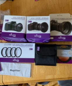 58mm Altura Photo Professional Accessory Kit for Canon EOS Rebel T8i T7i T7 T6i T6 SL3 DSLR – Wide Angle & Fisheye Lens, Filter Kit (Macro Close-Up Set, UV, CPL, ND4) & More Accessories Standard Packaging 27 711G4evEwbL