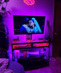 REEMEER Led Lights 100ft(2 Rolls of 50ft) Smart APP Control Music Sync Led Strip Lights RGB Color Changing Led Lights Strips with Remote Led Lights for Bedroom Kitchen and Party 100 ft 29 711GHGoYvL