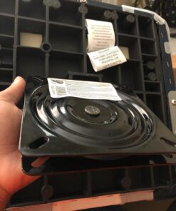 Attwood 17720 Seat Swivel, for Boat Seat, 6 ¼ Inches, 0-Degrees Tilt, Aluminum, Black Power Coated 0 Degree Tilt Seat Swivel Mount 35 711GskQNt9L