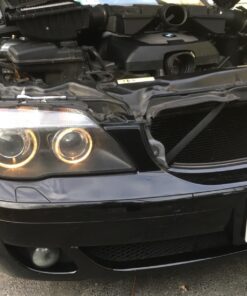 iJDMTOY (2 White LED Angel Eye Ring Marker Bulbs Compatible with BMW 5 6 7 Series X3 X5 (E39 E53 E60 E63 E64 E65 E66 E83), 7000K White 38 711HbNYrL8L