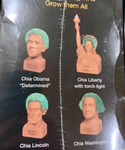 Chia Pet George Washington with Seed Pack, Decorative Pottery Planter, Easy to Do and Fun to Grow, Novelty Gift, Perfect for Any Occasion 16 711I0dBLaXL