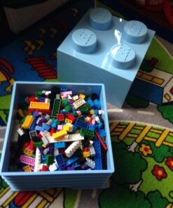 SCS Direct Building Block Bricks- Set of 1000 Pc Bulk Set-10 with 54 Roof Pieces- Compatible & Tight Fit with All Major Brands- Great for Activity Tables, Creativity & School Projects 67 711I3qyOW1L