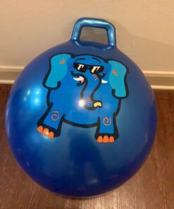 WALIKI Hopper Ball for Kids| Hippity Hop | Jumping Hopping Therapy Ball | Birthday Gift | Blue | Ages: 3-6 | 18"/45CM Ages: 3-6 (18"/45CM) 31 711IfOP7YL