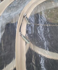 EighteenTek Holiday Decoration Sports Tent with Sealed Floor - Instant Tent Shelter - Outdoor Bubble Tent 1-6 Person - Rain Tent Camping Sun Shelter Pop Up - Clear, Patent Protected Design 72"x72"x65"h 55 711J2mXZ6L 1