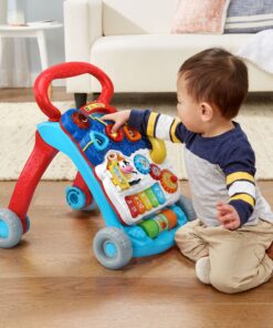 VTech Sit-To-Stand Learning Walker (Frustration Free Packaging), Blue 21 711JAp3rm9L