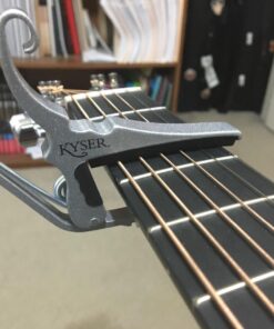 Kyser Quick-Change Guitar Capo for 6-string acoustic guitars, Silver, KG6SA 17 711JSHkzysL