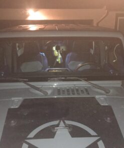 Dual A-Pillar Light Brackets - ALAVENTE Dual Lower Windshield LED Work Light Mounts Kit For 2007-2018 Jeep Wrangler JK/JKU (Pair, Black) Lower Windshield Dual Brackets 42 711K gsjxwL