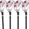 Majek Men's Golf All Hybrid Complete Partial Set, which Includes: #7, 8, 9, PW Senior Flex Right Handed New Utility “A Flex Club 11 711K7CSrCkL