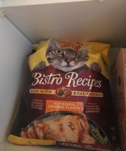 Meow Mix Bistro Recipes Dry Cat Food, Rotisserie Chicken Flavor, 12 Pound Bag 12 Pound (Pack of 1) 33 711LRE K4L
