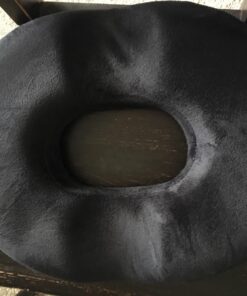 Kieba Hemorrhoid Treatment Donut Tailbone Cushion, Prostate Pillow, Pregnancy, Post Natal, Bed Sores, Coccyx, Sciatica, 18 Inches. Ultra Premium Comfort Foam (Black) Black 29 711LapFrUiL