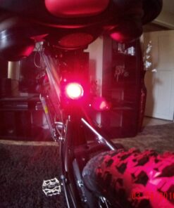 Bike Lights for Night Riding, USB Rechargeable Shark 300 Ultra Bright LED Bike Lights Front and Back Safety Tail Light Included, Bicycle Light Compatible with Mountain, Road, Kids & City Bicycles Black Combo 70 711MKZF AL