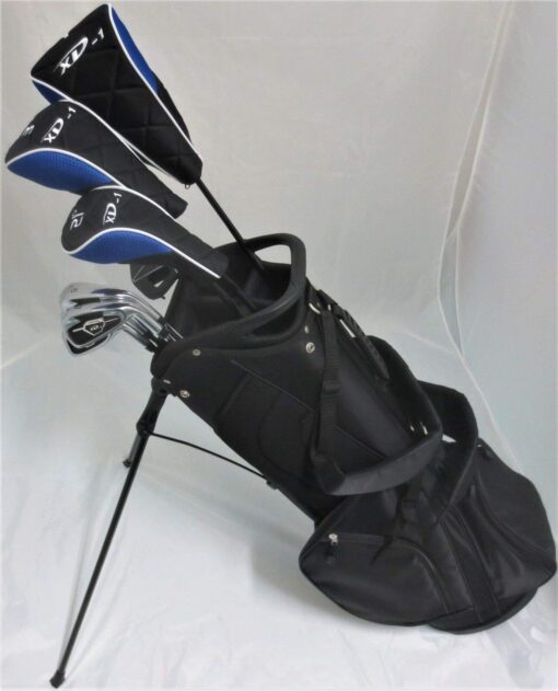 New Tall Mens Golf Set Clubs for Men 6'0"- 6'6" Complete Driver, Fairway Wood, Hybrid, Irons, Putter, Stand Bag Stiff Flex