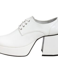 Funtasma by Pleaser Men's Jazz-02 Platform Oxford Large White Patent 14 711ORiQVPaL