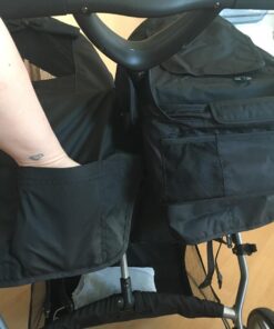 Britax Stroller Organizer with Insulated Cup Holders | Large Center Compartment with Magnetic Closure + 3 Outer Pockets + Folds with Stroller, No Removal Needed Black 48 711OXG2Hc7L