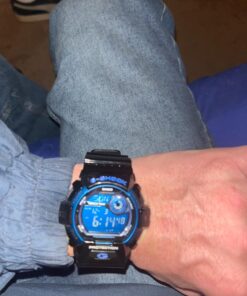 Casio Men's G8900A-1CR G-Shock Black and Blue Resin Digital Sport Watch 36 711OyNUpkZL