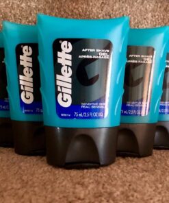 Gillette After Shave Gel for Men, Aftershave for Men, After Shave Lotion for Men, Calms, Soothes and Refreshes Sensitive Skin, Light Fragrance, 2.5 oz, Pack of 6, After Shave Cologne Men, Aftershave 23 711PGlk063L