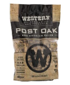 Alternative view of Western Premium BBQ Products Post Oak BBQ Smoking Chips, 180 cu in