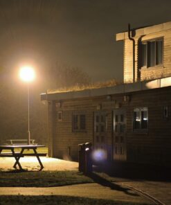 SOLLA 2 Pack 150W LED Flood Light, IP66 Waterproof, 12000lm, 800W Equivalent, Super Bright Outdoor Security Lights, 3000K Warm White, Outdoor Floodlight for Garage, Garden, Lawn and Yard 150watt-2 Pack 16 711QdxaU3xL