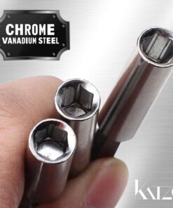 Katzco Magnetic Bit Holder Extensions - 3 Piece Set - 2, 4, and 6 Inch - for Drills, Socket Adapters, Automotive Maintenance, Shops, Mechanics, Household Use, DIY, Repair Work, and More 12 711QeszzwHL