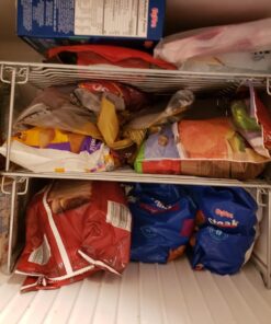 Deco Brothers Stackable Cabinet Shelf Organizer, 2 Pack, Chrome 37 711R4GlnFYL