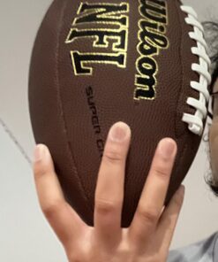 WILSON NFL Super Grip Composite Football Official Brown 23 711R9kJXAFL