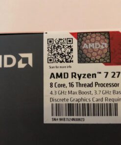 AMD Ryzen 7 2700X Processor with Wraith Prism LED Cooler - YD270XBGAFBOX 58 711RjWWlUIL