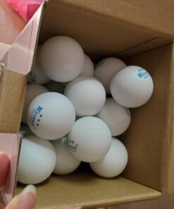 KEVENZ 60-Pack 3 Star Ping Pong Balls, 40+mm Advanced Table Tennis Ball, Bulk Outdoor Ping Pong Balls, Orange B, White, 60-Pack 15 711Rt0rrrBL