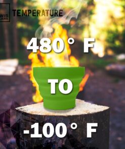 Lewis N. Clark Luggage Silicone Travel Cup, Green, One Size 15 711RvrqNdYS