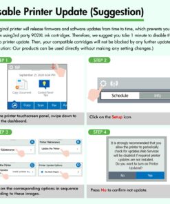 902XL Ink Cartridges Replacement for HP 902XL Ink Cartridges to use with OfficeJet Pro 6978 6960 6968 6958 6950 6970 6962 Printers (902XL Ink Cartridges Combo Pack, Black Cyan Magenta Yellow) 13 711RwAWfhGL