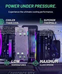 Skytech Gaming Shiva Gaming PC Desktop – AMD Ryzen 5 7600X 4.7 GHz, NVIDIA RTX 4060, 1TB NVME SSD, 32GB DDR5 RAM RGB, 600W Gold PSU, 11AC Wi-Fi, Windows 11 Home 64-bit,White 7600X | 4060 16 711S0 kSinL