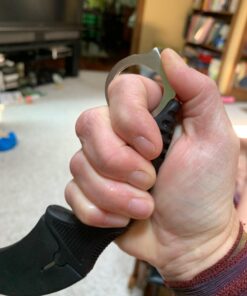 Vulcan Gear Tactical Hawkbill Karambit Knife with Sheath and Cord Silver blade 1. Silver 48 711SrG9eYgL