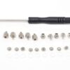 MICRO CONNECTORS M.2 SSD Mounting Screws Kit for Asus Motherboards (L02-M2S-KIT) - Silver Mixed Sizes Screws Kit (Asus) 19 711SxgQCtzL