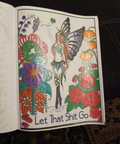 Calm the F*ck Down: An Irreverent Adult Coloring Book Paperback, Coloring Book 56 711TCmzQjkL