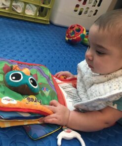 Lamaze Peek-A-Boo Forest Soft Baby Book - Clip-On Cloth Book - Washable Crinkling Fabric Pages for Sensory Play - Teething and Learning Toys for Babies - 6 Months and Up 65 711TNBWJibL