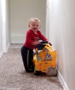 Digger Scooter, Ride-on Excavator, Pulling cart, Pretend Play Construction Truck (Color May Vary) by POCO DIVO Excavator-yellow 32 711TRT9iGBL