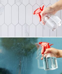 6 Pack 16oz Empty Plastic Spray Bottles, All-Purpose Red Spray Bottle for Hair, Cleaning Solutions, Plants, with Adjustable Nozzle and Misting Trigger 14 711TuLFBWSL