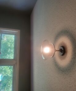 CLAXY Vintage Metal Glass Ceiling Light 1-Light Pendant Lighting Chandelier Oil-Rubbed Bronze 28 711TwZ9hhL