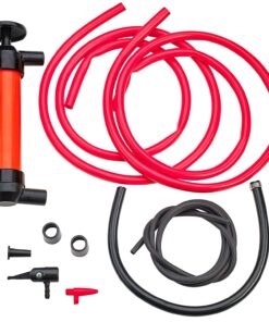 Katzco Liquid Transfer, Siphon Hand Pump - 2 Hoses, 50 x .5 Inches - for Gas, Oil, Air, Chemical Insecticides, and Other Fluids 20 711ULdQAq2L