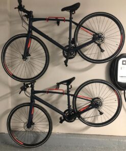 PHUNAYA Bike Hanger Wall Mount Bike Hook Horizontal Foldable Bicycle Holder Garage Bike Storage Bicycle Hoist Heavy Duty Screws (2 pack) Classic 2pack 36 711VyIu6vZL