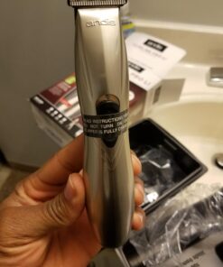 Andis 32400 Slimline Pro Cord/Cordless Beard Trimmer, Lithium Ion T-blade Trimmer, Close Cutting T-Blade Zero Gapped, Chrome Old Chrome Slimline Trimmer 59 711VyLplRuL