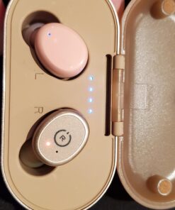 TOZO T6 True Wireless Earbuds Bluetooth 5.3 Headphones Touch Control with Wireless Charging Case IPX8 Waterproof Stereo Earphones in-Ear Built-in Mic Headset Premium Deep Bass Rose Gold Classic Edition 73 711WUot8OTL