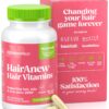 Naturenetics HairAnew Hair Growth Vitamins for Women & Men - Hair Vitamins For Faster Hair Growth & Thickness - Part of Proceeds go to Hair Loss Charity - Vegan Hair Supplement For Hair Skin Nails (1) 1 19 711XTZu4pSL