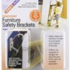 Mommy's Helper - Tip Resistant Furniture Safety Brackets, (2 Pack) 11 711Xlf1qfsL