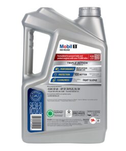 Mobil 1 High Mileage Full Synthetic Motor Oil 5W-30, 5 Quart Full Synthetic High Mileage 22 711a7NSIOuL