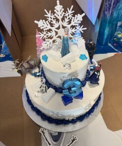 Winter Wonderland Princess Elsa Frozen Birthday Cake Topper Set 31 711a9C3NjWL